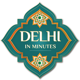Delhi in Minutes logo.